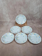 Assiettes creuses Arcopal à fleurs, lot de 6 🌸