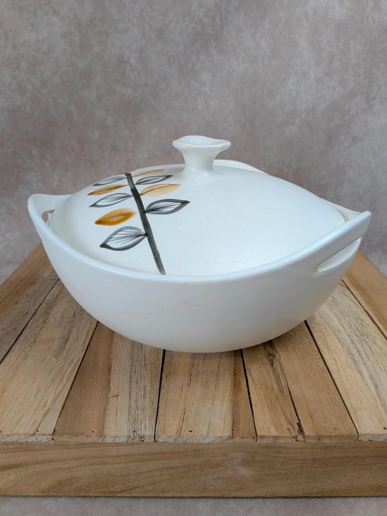 Soupière vintage Niderviller années 70 – style Capron Vallauris