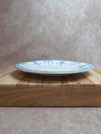 Ancienne assiette plate Gien 1860-1871 – faïence décor bleu – Xixe siècle