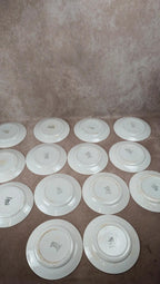 Lot de 14 assiettes plates Saint-amand modèle Marcel