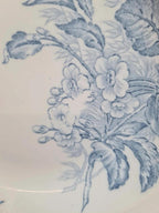 Assiette creuse ancienne Sarreguemines modèle Flore 🌿💙