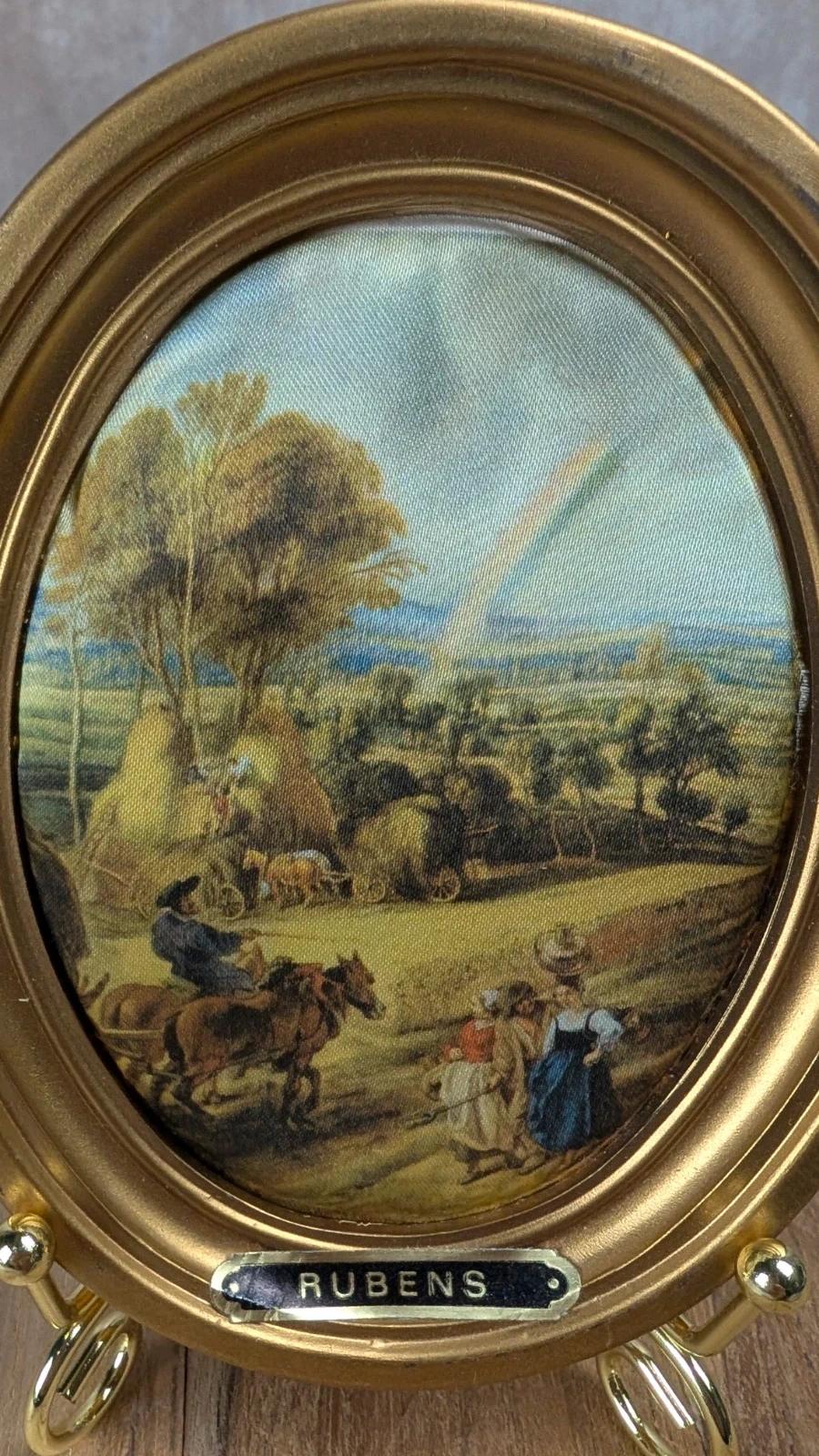 Petit cadre vintage Rubens – impression sur tissu