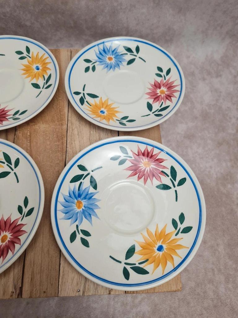Lot de 6 coupelles à café Hbc “rustique” fleurs colorées 🌼