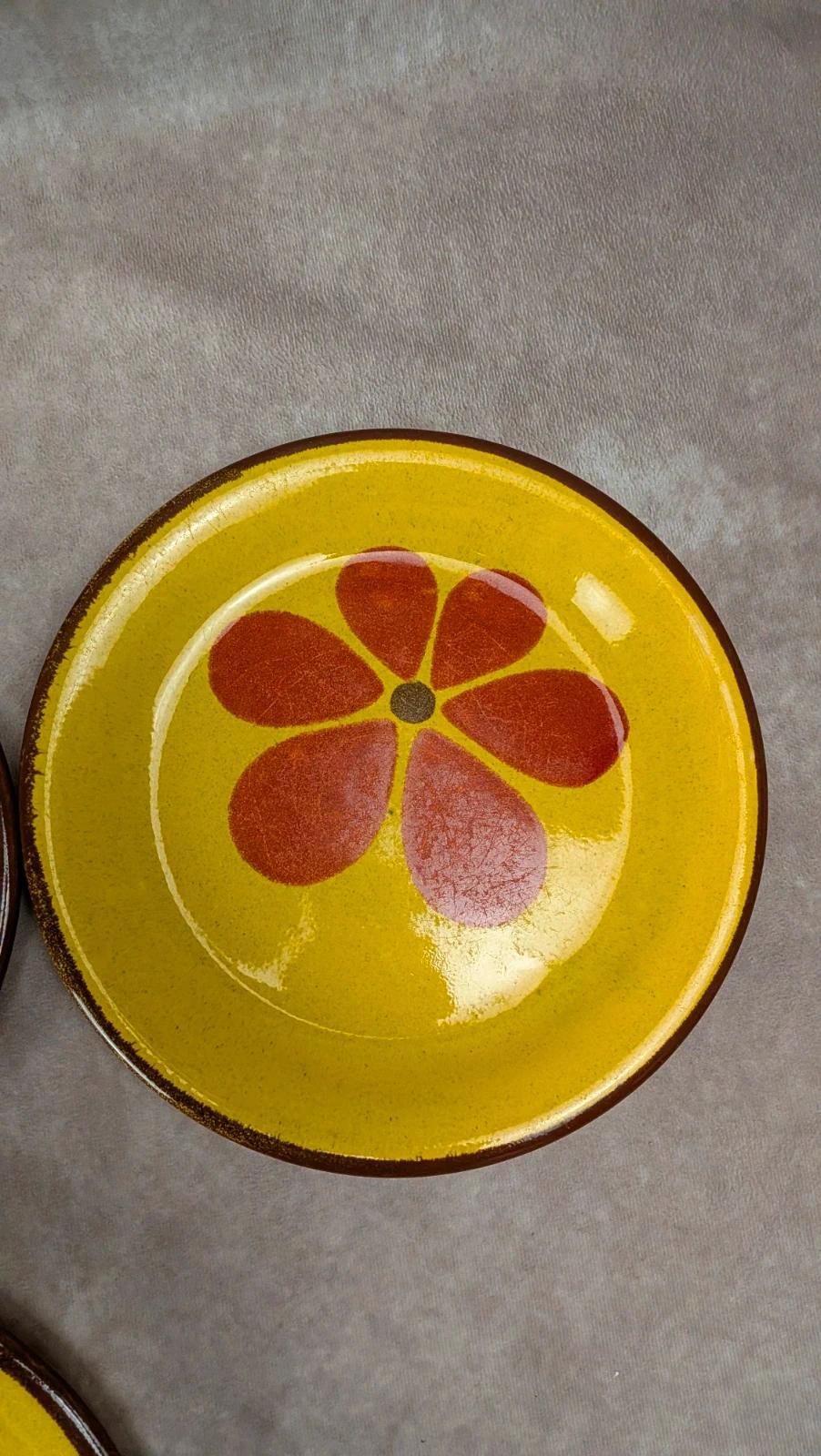 Lot de 8 assiettes plates Saint-clément vintage