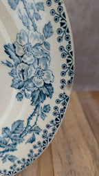 Assiette ancienne terre de fer Saint-amand Hamage Nord “guadeloupe” 19,5 cm