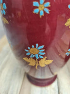 Paire de vases Sarreguemines modèle 1729 – vers 1895 – dépôt Émile Bourgeois – pièce rare
