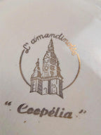 Lot de 10 assiettes à dessert L’amandinoise Coopélia vintage