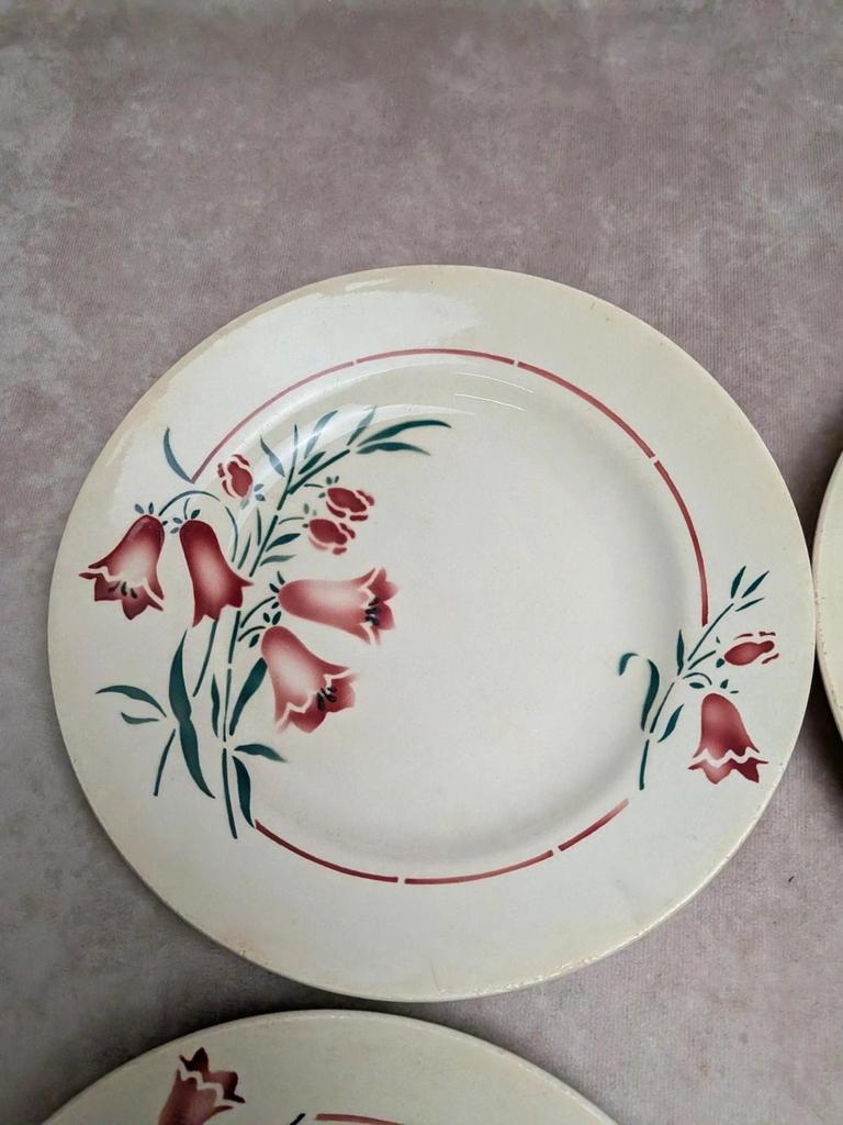 Assiettes plates terre de fer L’amandinoise Peg