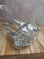 Vase en cristal Art Vannes – grand modèle vintage 24 cm