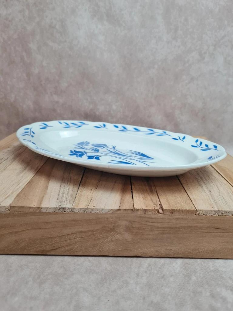 Plat ovale ancien Sarreguemines modèle Chambord 💙
