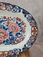 Grand plat ancien style Imari / japonisant 🌸