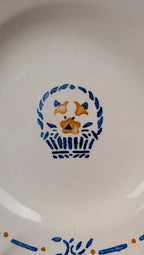 Assiette creuse Longchamp – modèle Panier – terre de fer