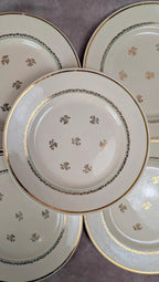 Lot de 6 assiettes plates Gien