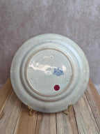 Assiette anglaise ancienne Xixe siècle bleu transferware Cem Clementson Brothers