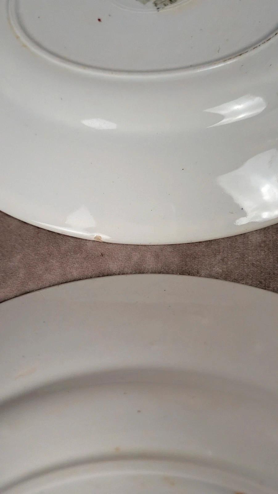 Lot de 14 assiettes plates Saint-amand modèle Marcel