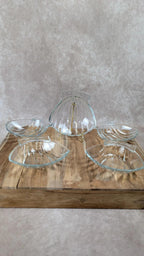 Lot de 5 coquilles en verre Sovirel France
