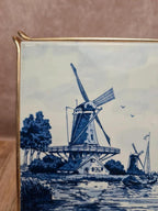 Dessous de plat Delft Blue décor moulin hollandais 🇳🇱