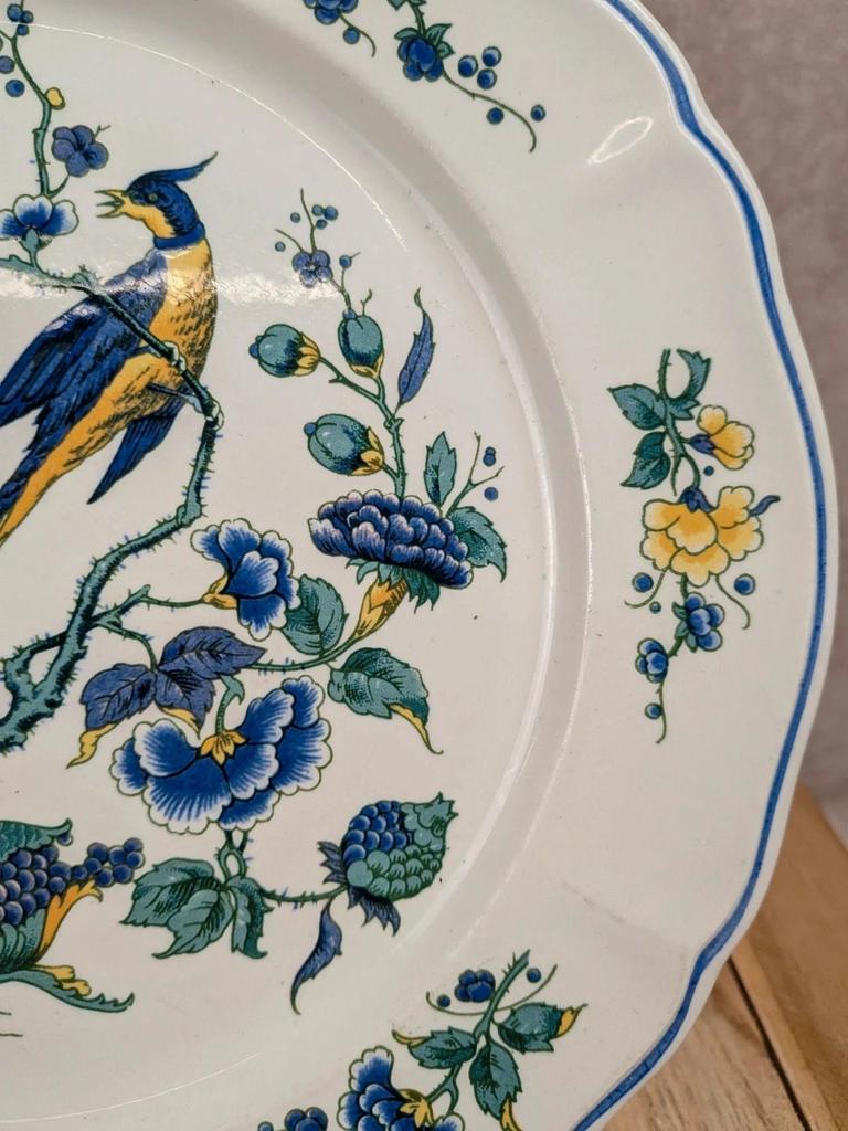 Assiette plate Villeroy & Boch Phoenix blau – oiseaux