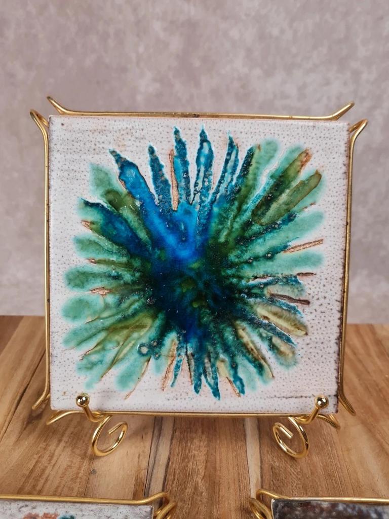 Lot dessous de plat & dessous de bouteille Villeroy & Boch – céramique vintage