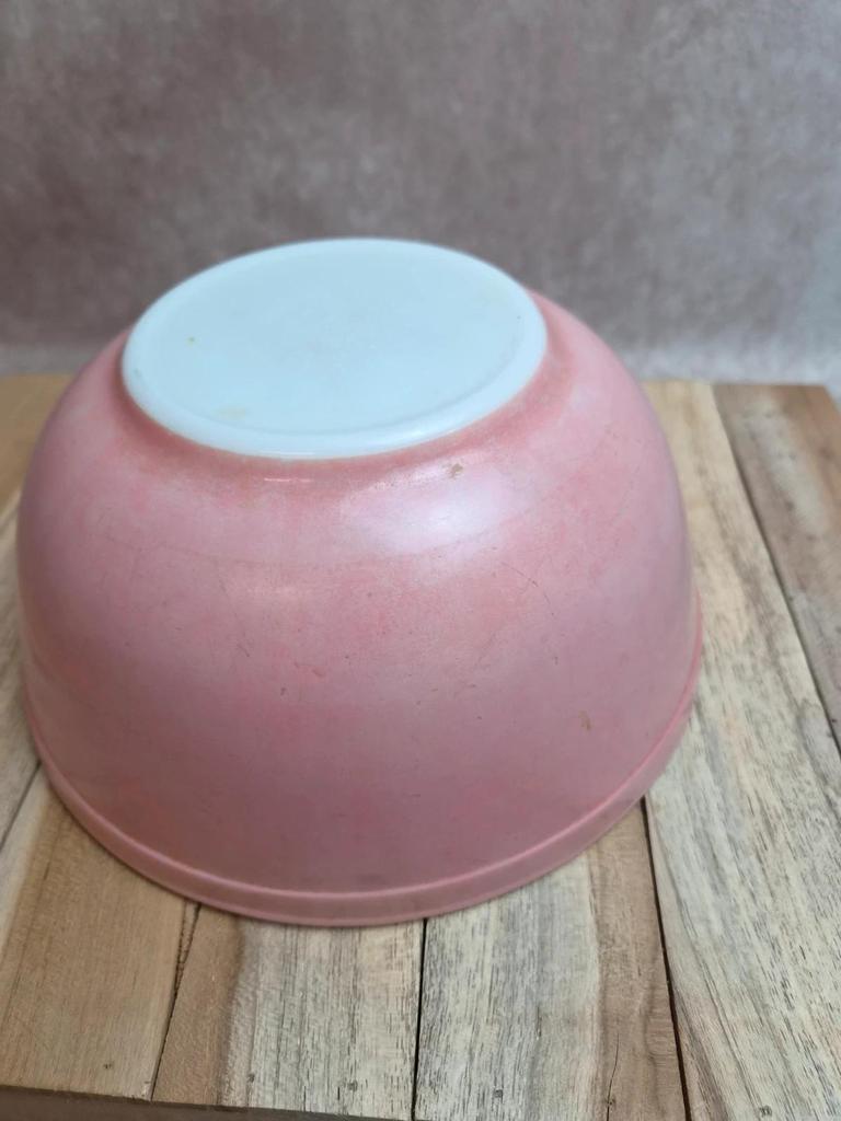 Saladier Pyrex Flamingo Pink 403 Usa – Vintage années 50/60