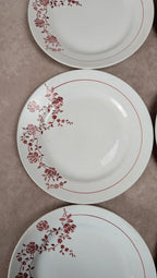 Lot de 6 assiettes plates Saint-amand modèle Marcel