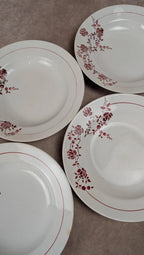 Lot de 4 assiettes creuses Saint-amand modèle Marcel