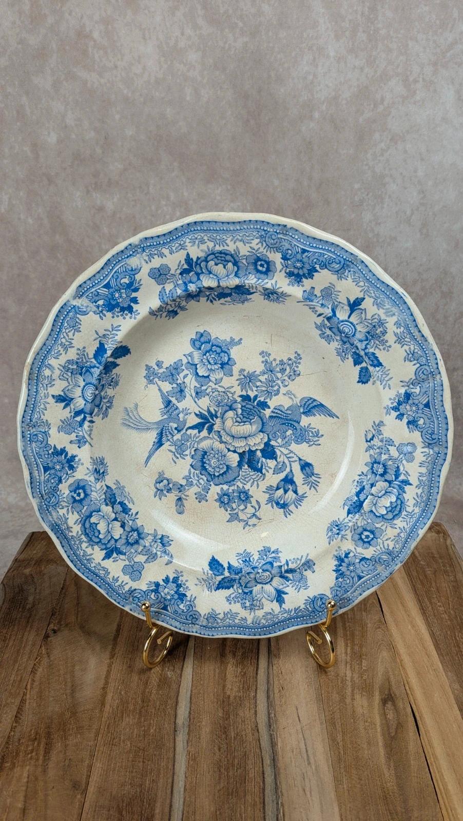 Plat ancien anglais – motif “asiatic Pheasants”
