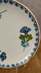 Petite assiette vintage Sarreguemines modèle Neva