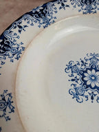 Lot de 2 assiettes creuses en terre de fer Jules Vieillard Bordeaux – Rouen