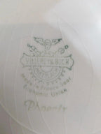 Grand plat rond Villeroy & Boch Phoenix – Terre de fer – 33,5 cm – Oiseaux exotiques
