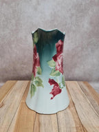 Pichet ancien terre de fer K&g Lunéville “les Roses” décor floral 🌹