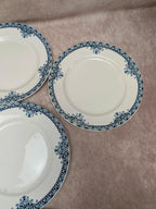 Lot de 8 assiettes à dessert Terre de Fer St Amand modèle Andrinople