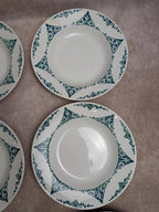 Lot de 11 assiettes creuses terre de fer Moulin des Loups Fti 22