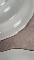 Lot de 5 assiettes creuses Lunéville décor bleu traditionnel