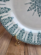 Assiette creuse Terre de fer Gien modèle Annam ancienne