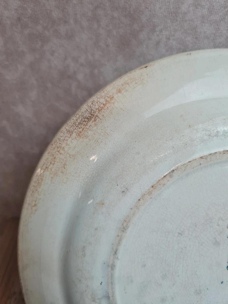 Grande assiette Terre de Fer Clairefontaine modèle Œillet 🌿