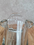 Vase en cristal épais, style Daum / Vsl