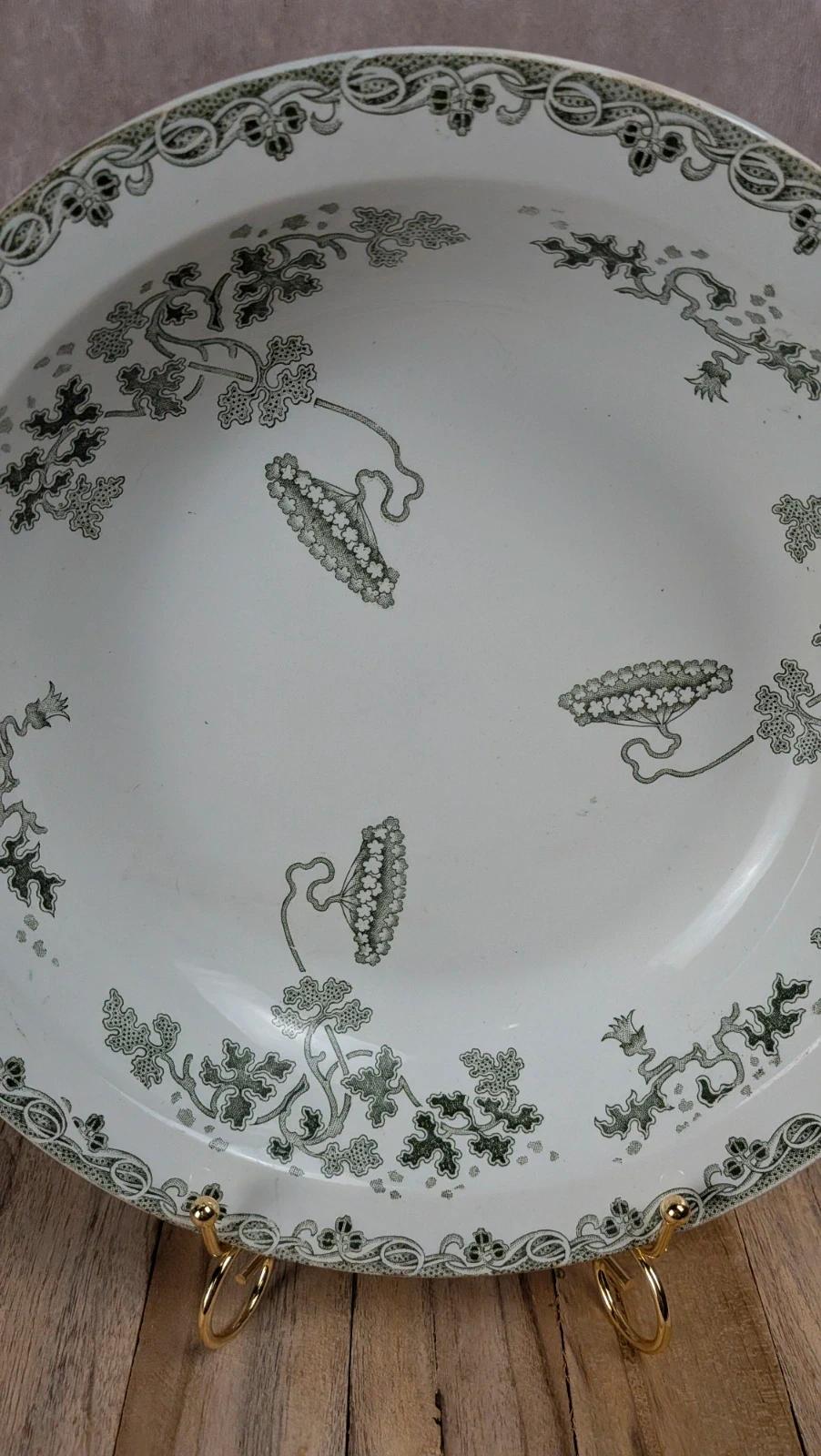 Plat creux ancien Saint-amand – Terre de fer – Modèle Modern Style