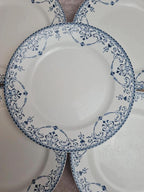 Lot de 6 assiettes Terre de Fer Hb & Cie – Service Balzac bleu 💙