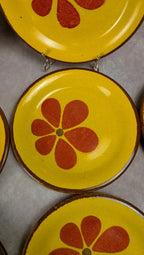 Lot de 8 assiettes plates Saint-clément vintage