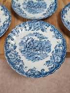 Lot de 7 sous-tasses Johnson Bros Coaching Scenes 🐎💙