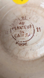Bol ancien Au Planteur de Caiffa– modèle Pomme