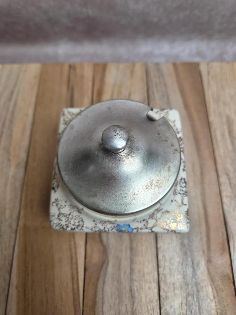 Sucrier anglais ancien English Ware Lancaster Sandland
