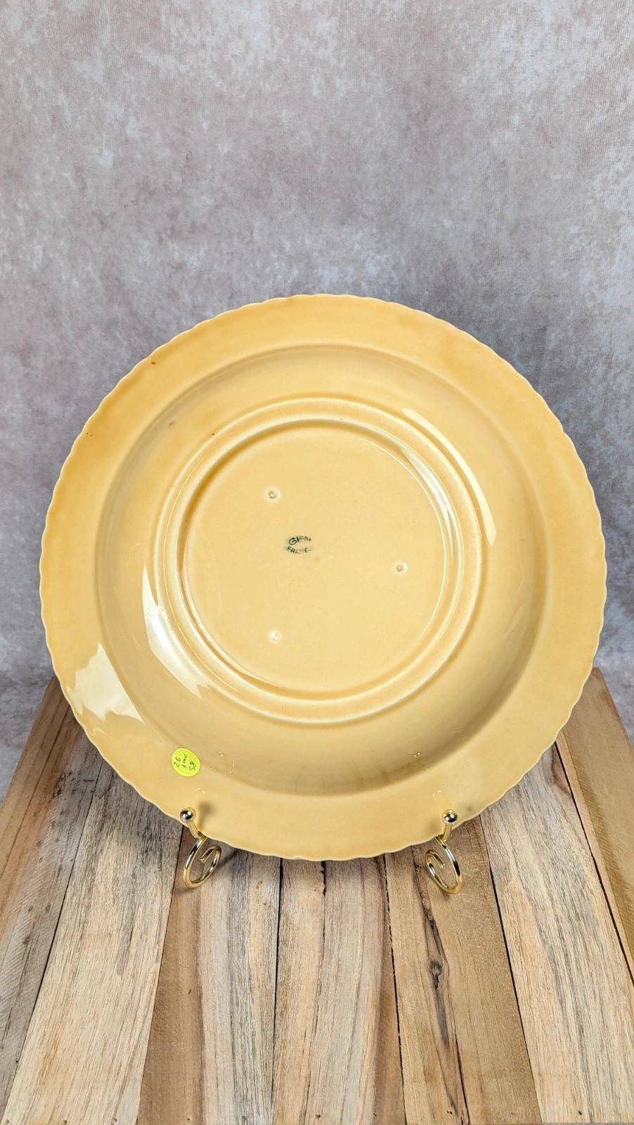 Plat de service Gien faïence ancienne