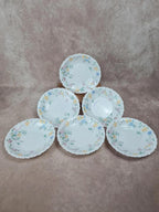 Assiettes creuses Arcopal à fleurs, lot de 6 🌸