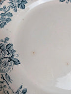 Lot de 3 assiettes plates en terre de fer Debray – Service Guadeloupe