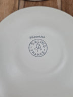 Lot de 6 tasses & sous-tasses Salins – modèle Bessans – vintage 🇫🇷