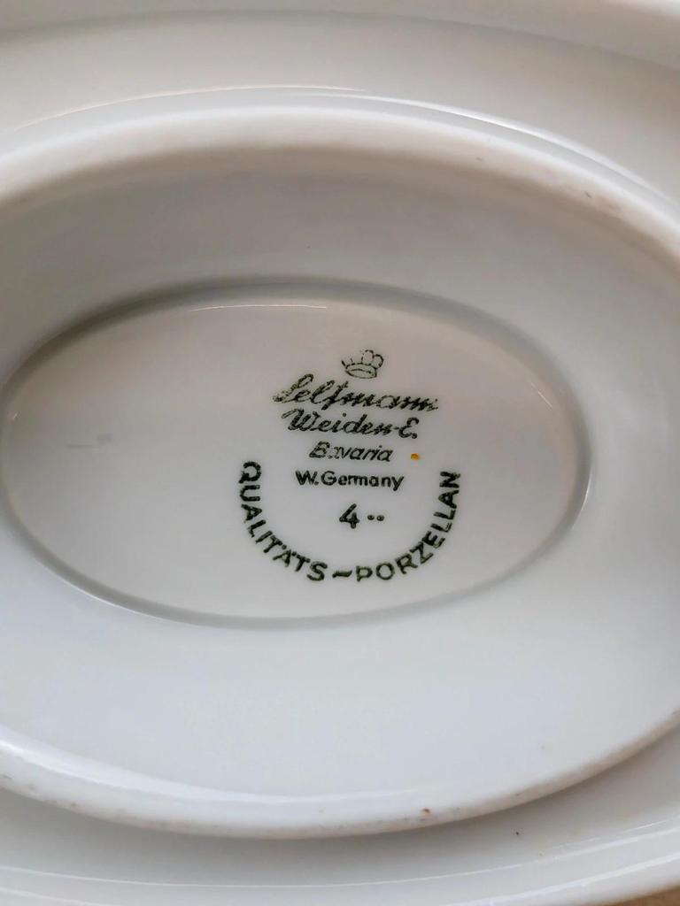 Saucière Seltmann Weiden Bavaria Theresia rouge