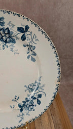 Plat rond ancien Saint-amand Hamage modèle Acacia