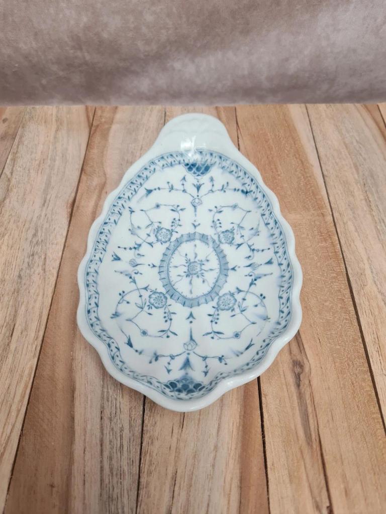 Ravier ancien anglais L. Straus & Sons – décor bleu Imperial